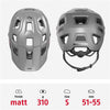 ABUS MTB Helmet MoDrop, Silver, Size S