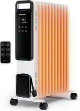 Load image into Gallery viewer, Pro Breeze OmniWarm 2500W Oil Filled Radiator with 11 Fins Digital Screen
