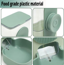 Load image into Gallery viewer, 1L Rabbit Food Dispenser - Small Animals Pet Feeder and Waterer Set - Hanging Automatic Food and Water Bowl for Cage - Feeding Station for Small Dog, Cat, Kitten, Bunny, Guinea Pig, Ferret
