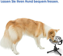 Load image into Gallery viewer, Elevated Dog Bowl with Adjustable Metal Stand 8.5''x2.9'' Dogs Between 30-70lbs
