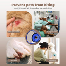 Load image into Gallery viewer, Soft Cone for After Surgery, 2 IN 1 Dog Recovery Collar with Detachable Shield to Stop Licking, Dog Donut Cone for Small Medium Large Dogs (BLUE, SIZE 6)
