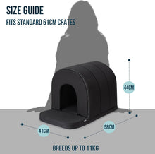 Load image into Gallery viewer, PELZIN Orthopaedic Dog Bed House - Outdoor Dog house Washable Removable Cover
