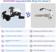 Load image into Gallery viewer, Elite strap for Meta Quest 2, Newenmo Head Strap, VR Accessories Adjustable Head
