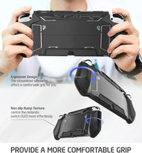 Load image into Gallery viewer, Mumba Dockable Case for Nintendo Switch OLED 2021, [Blade Series] TPU Grip Protective Cover Accessories Compatible with Nintendo Switch OLED 7 Inch and Joy-Con Controller (Black)
