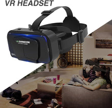 Load image into Gallery viewer, VR Shinecon VR Headset 3D VR Glasses Universal Virtual Reality Goggles Support 360°Panorama Adjustable Pupil Distance Eye Protection VR Goggles for Movies Games Gift for Kids Adults
