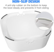 Load image into Gallery viewer, ELS PET Dog Water Bowl, Non Spill Slow Drink Pet Water Bowl Travel Bowl Non Slip
