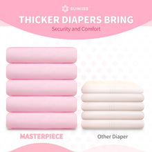 Load image into Gallery viewer, SUNKISS Masterpiece Adult Nappies, High Absorbency, Pink, L/XL, 10 Count Unisex Adult Diapers for Women and Men, Odor Control, Overnight Protection
