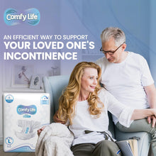 Load image into Gallery viewer, Comfy Life Slip-on Pads Adult Incontinence Diapers with Fixation Tapes 10 Pack Ultra Absorption Slip Nappies Faecal and Urinary Overnight Protection (L, 10, Count)
