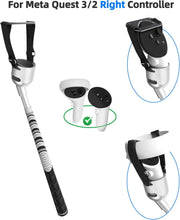 Load image into Gallery viewer, Aluminium Alloy VR Golf Club Attachment for Meta Oculus Quest 3 Quest 2 Meta Que
