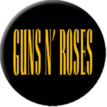 Load image into Gallery viewer, GB eye Guns N Roses Lyrics and Logos 6 Badge Pack COLLECTABLES
