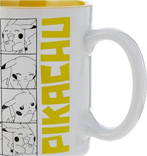 Load image into Gallery viewer, Pokémon Pikachu Glass Ceramic Mug and 2 Coasters Gift Set
