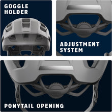 Load image into Gallery viewer, ABUS MTB Helmet MoDrop, Silver, Size S
