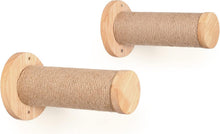 Load image into Gallery viewer, FUKUMARU Cat Wall Furniture Cat Climbing Step 30cm Wall Mounted Jute Scratch posts
