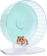 Load image into Gallery viewer, Niteangel Super-Silent Hamster Exercise Wheels: Quiet 10 inch Running Wheel | Can 11.6-15.4" Adjustable Height - No Bend Back Spinner Running for Dwarf Syrian Hamster Gerbils Mice Or Other Small Animal

