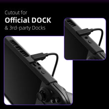 Load image into Gallery viewer, Skull &amp; Co. GripCase SD for Steam Deck and Steam Deck OLED: A Soft Protective Case with Textured Grips Full Protection and Stand, Shock-Absorption Non-Slip and Anti-Scratch Cover Design - Coyote Gray
