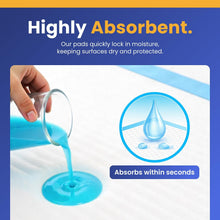 Load image into Gallery viewer, 100 x Bazaar Incontinence Bed Pads Disposable 90 x 60cm – Highly Absorbent CE Certified Leak-Proof Incontinence Bed Sheets for Bed, Sofa &amp; Chairs | Bed Pads for Incontinence Adults, Children &amp; Babies.
