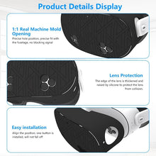 Load image into Gallery viewer, Upgraded Silicone Cover Set for Meta Quest 3S, Protective Soft Quest 3S VR Accessories Including Controllers Grips Cover, Shell Cover and Face Cover, Rocker Covers (black)
