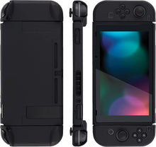 Load image into Gallery viewer, eXtremeRate PlayVital Back Cover for Nintendo Switch Console, Handheld Controller Separable Protector Hard Shell for NS Joycon, Customized Dockable Protective Case for Nintendo Switch - Black
