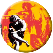 Load image into Gallery viewer, GB eye Guns N Roses Lyrics and Logos 6 Badge Pack COLLECTABLES

