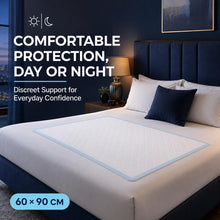 Load image into Gallery viewer, 100 x Easy Care Solutions Disposable Incontinence Bed Pads | 60 x 90cm Soft Top Sheet | Waterproof Backing | Fast Absorption | Secure Bed &amp; Chair Protection | For Adults &amp; Children | 4 Packs of 25
