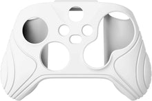 Load image into Gallery viewer, eXtremeRate PlayVital Samurai Edition White Anti-slip Controller Grip Silicone Skin, Ergonomic Soft Rubber Protective Case Cover for Xbox Series S/X Controller Model 1914 with White Thumb Stick Caps
