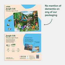 Load image into Gallery viewer, Relish - Dementia Jigsaw Puzzle for Adults, 100 Piece Jungle Life Puzzle - Activ
