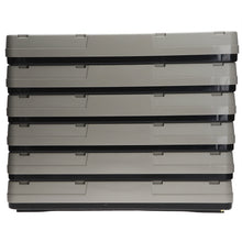 Load image into Gallery viewer, 6 X Collapsable Folding Stacking Storage Boxes 32L Large Strong Folding Storage.
