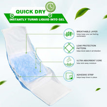 Load image into Gallery viewer, Dog Diaper Liners 150ct Super Soft and Absorbent Dog Diaper Booster Pads UNISEX
