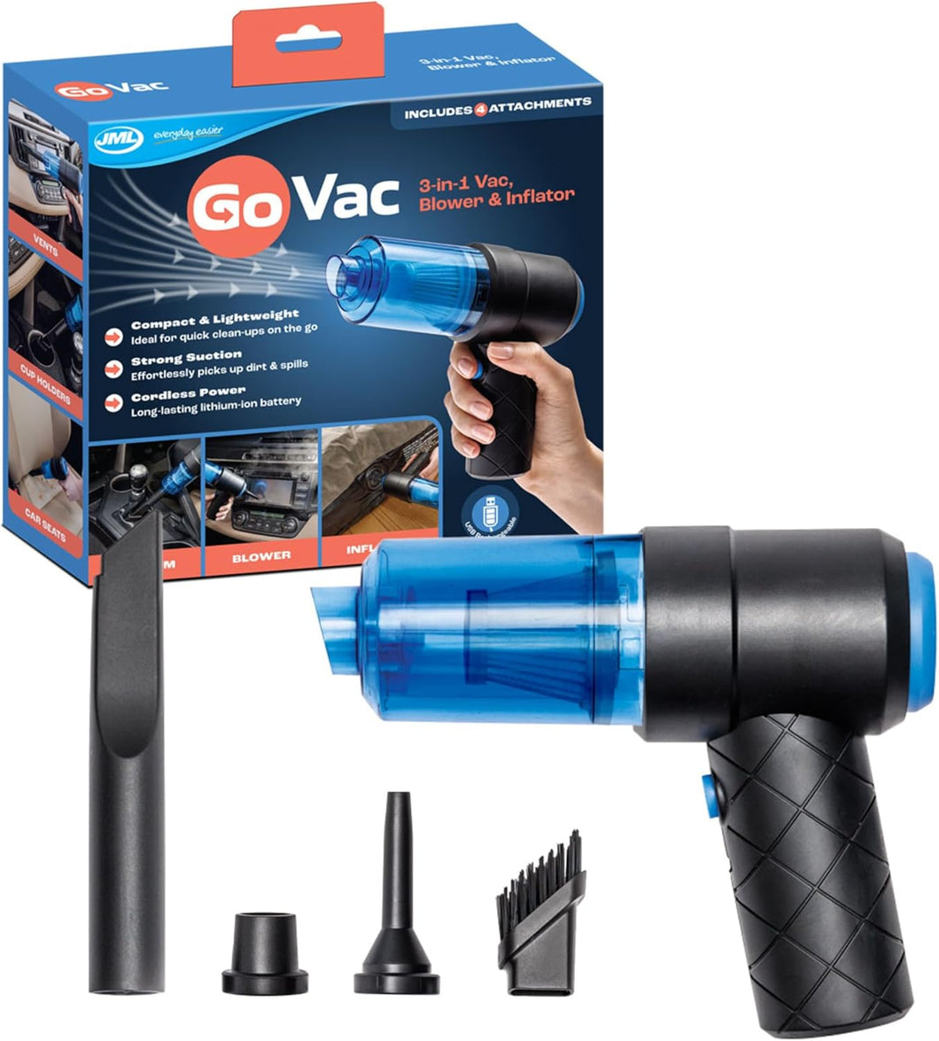 JML - Go Vac The powerful, portable two-in-one vacuum and blower/inflator