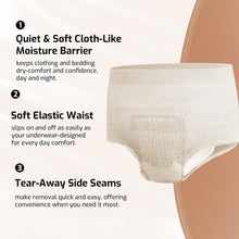 Load image into Gallery viewer, SUNKISS Incontinence Pants Women, UK Size 14-18, Beige, Large, 32 Count Daytime Disposable Postpartum Underwear, Protective Maternity Pull Ups
