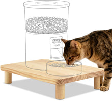 Load image into Gallery viewer, SZEE Automatic Cat Feeder Elevated Stand Cat Table Raises Feeder Bowls and water
