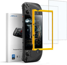 Load image into Gallery viewer, JSAUX 2-Pack Obsidian AR Screen Protector for Steam Deck OLED/LCD | with Guide
