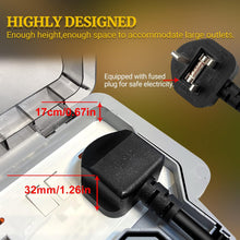 Load image into Gallery viewer, Outdoor Sockets Weatherproof with 6M/20FT Extension Cable, 2 Gang Extension Lead
