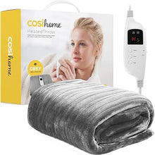 Load image into Gallery viewer, Cosi Home® Luxury Faux Fur Heated Throw - Electric Heated Blanket with 9 SETTING
