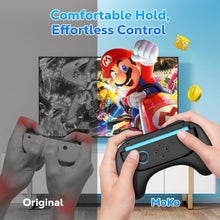 Load image into Gallery viewer, MoKo Grips for Nintendo Switch 2 Joy-Con  Black 2 Pack Ergonomic Grip Controller
