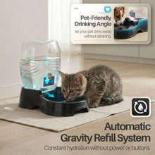Load image into Gallery viewer, Flexzion Automatic Gravity Pet Waterer for Cat &amp; Dog  Non Skid &amp; Easy Clean Auto
