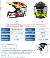 Load image into Gallery viewer, Youth Kids Motorcycle ATV Helmet, ECE 22.06 Approved, Full Face MTB Helmet, Moto S
