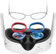 Load image into Gallery viewer, AMVR Glasses Spacer Compatible with Quest 3s/Quest 2/Quest 1/Rift S/Go, Lens Protector Accessories Myopia Glasses from Scratching VR Headset Lens
