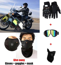 Load image into Gallery viewer, Matt Black Motorcycle Cross Helmets ,Full Face MTB Helmet with Goggles Mask Gloves, Motocross Helmet Mens Off Road Helmet Youth Kids Motorcycle Crash Helmet SIZE SMALL
