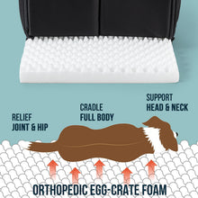 Load image into Gallery viewer, PELZIN Orthopaedic Dog Bed House - Outdoor Dog house Washable Removable Cover
