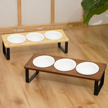 Load image into Gallery viewer, GUUSII HOME Raised Cat Bowl with Stand Kitty Dish Ergonomic Elevated Feeding
