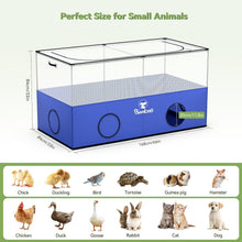 Load image into Gallery viewer, Pawaboo Small Animal Playpen  Foldable Pet Cage Tent Blue  For Puppy Kitten Guin
