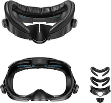 Load image into Gallery viewer, AMVR FC4 Upgraded Face Cover Pad Facial Interface Compatible with Meta/Oculus Quest 3 Accessories, with Knob Adjustable, with PU Face Cushion and Breathable Ice Silk Cotton(Better for Halo Head Strap)
