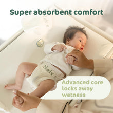 Load image into Gallery viewer, Naty Bamboo Viscose Baby Nappies, Size 2, (4-8 kg) 88 Count Dermatologically Tested for Sensitive Skin, Super Absorbent, Silky soft, Plant-based comfort, Stretchy &amp; flexible fit
