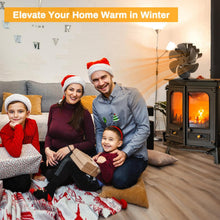 Load image into Gallery viewer, JossaColar Log Burner Fan Silent Operation | 6-Blade Stove Fans Log Burners | Wood Burner Fans Heat Powered | Fan for Wood Burning Stove | Fireplace Accessories Tools
