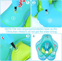 Load image into Gallery viewer, Inflatable Baby Swimming Pool Float with Sun Canopy 12-36 months
