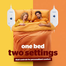 Load image into Gallery viewer, Silentnight Dual Control Electric Blanket Double - Heated Electric Underblanket KING

