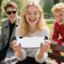 Load image into Gallery viewer, DLseego Protective Cover for Switch 2 Console,Anti Scratch Sturdy Dockable Protector Case with 2 Handle Shell and 6PCS Thumb Grips,White
