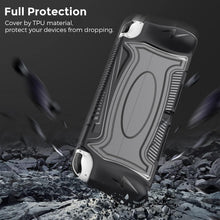 Load image into Gallery viewer, HEIYING Switch OLED Protective Case for Nintendo Switch OLED, Black Protective Cover Compatible with Ergonomic TPU Grip Case for Joy-Con Controller
