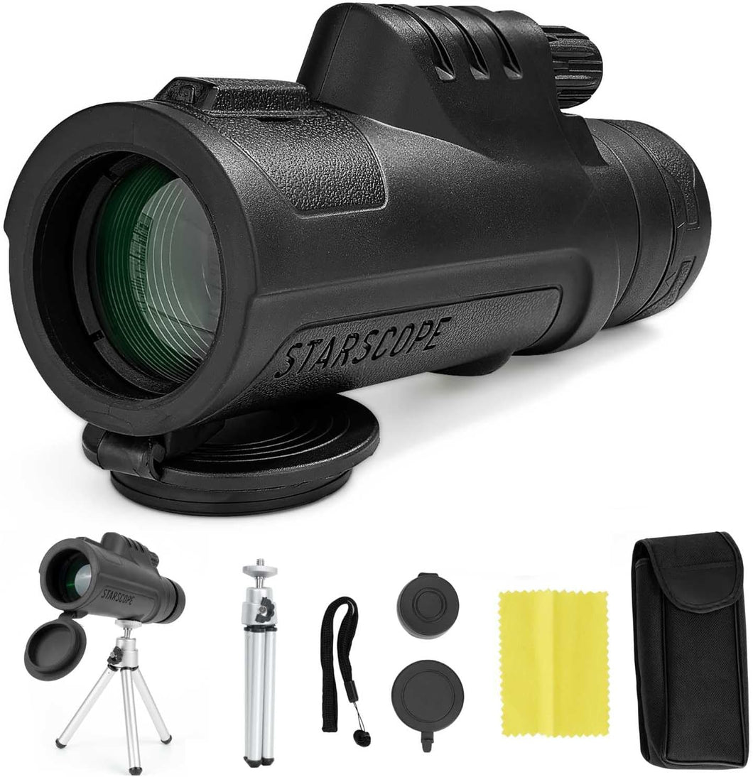 Starscope Monocular Telescope G3 Essential Bundle - 10x42 Monoculars for Adults